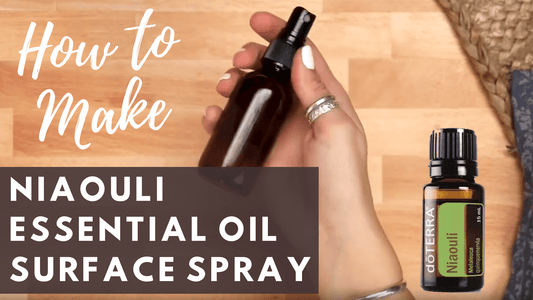 How to make a Niaouli essential oil surface spray
