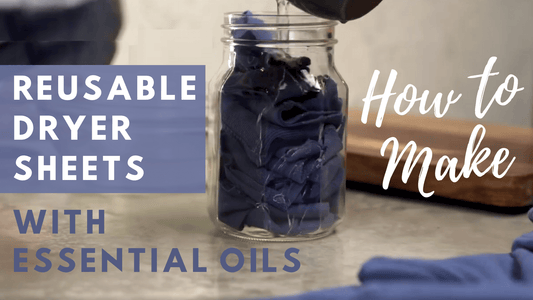 How to make reusable dryer sheets with essential oils