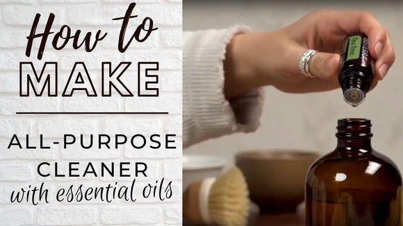 How to make an All-Purpose Cleaner with Essential Oils