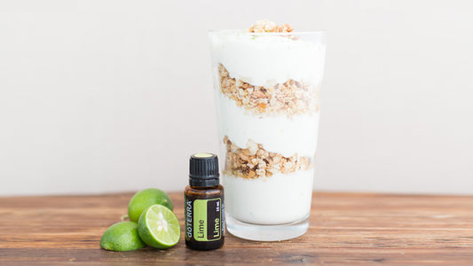 Key Lime Pie Parfait with Lime Essential Oil