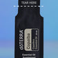 doTERRA Copaiba .25 mL sample sachet on a blue background with a dashed TEAR HERE line marking where to tear it open. doTERRA Copaiba Essential Oil Sample (.25 mL)
