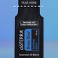 doTERRA Deep Blue Soothing Blend .25 mL sample sachet on a blue background with a dashed TEAR HERE line marking where to tear it open. doTERRA Deep Blue Essential Oil Sample (.25 mL)