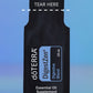 doTERRA DigestZen Digestive Blend .25 mL sample sachet on a blue background with a dashed TEAR HERE line marking where to tear it open. doTERRA DigestZen Essential Oil Sample (.25 mL)