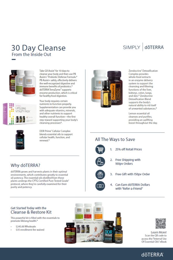 doTERRA Cleanse and Restore Kit