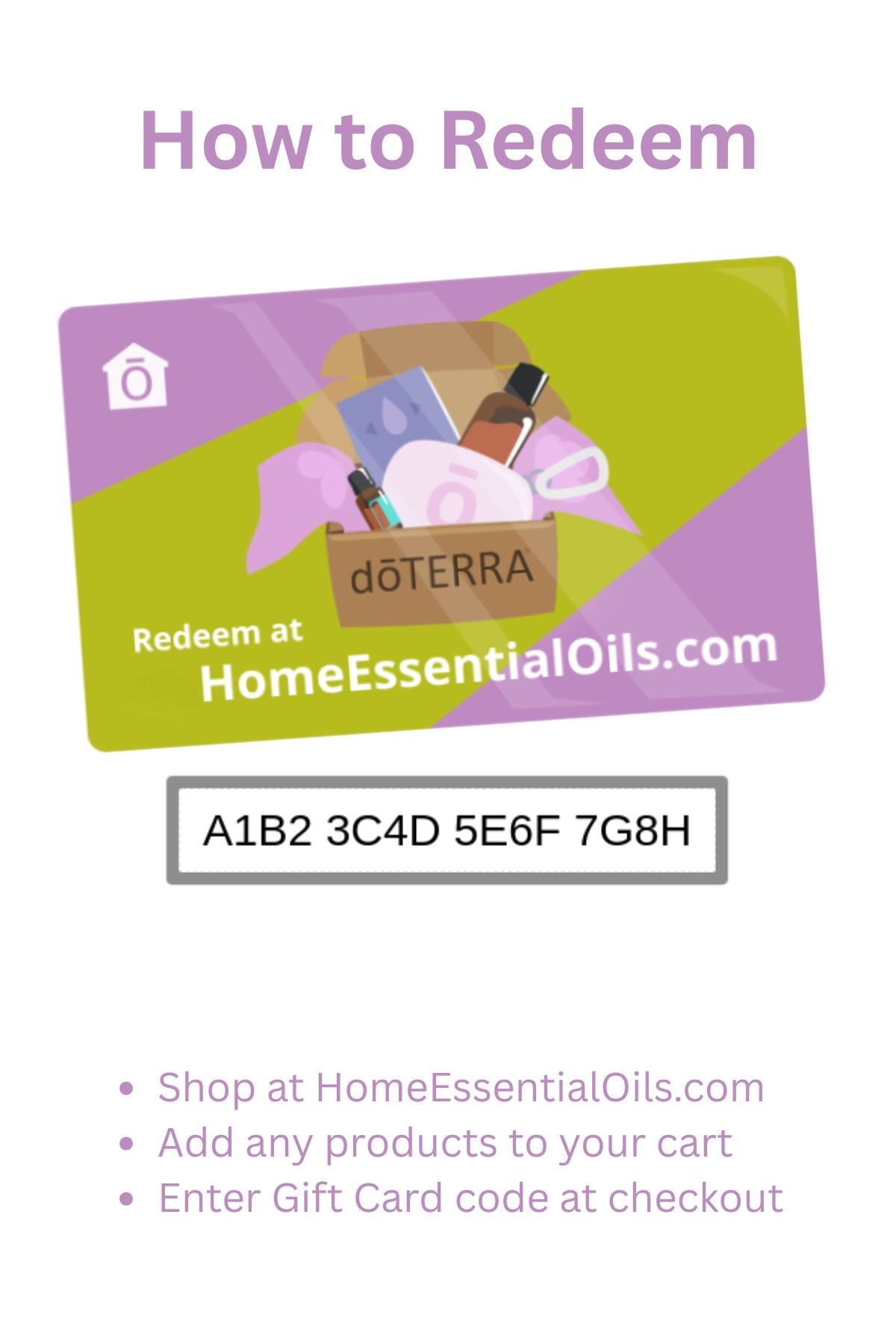 doTERRA Physical Gift Card