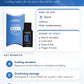 doTERRA-branded infographic for the Deep Blue .25 mL sample sachet showing how to use it, aroma, and key benefits. doTERRA Deep Blue Essential Oil Sample (.25 mL)