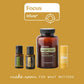 doTERRA Focus Bundle on golden background - Make room for what matters