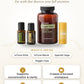 doTERRA Focus Bundle infographic showing InTune Stick, InTune Blend, Spanish Sage and Veggie Caps with key benefits