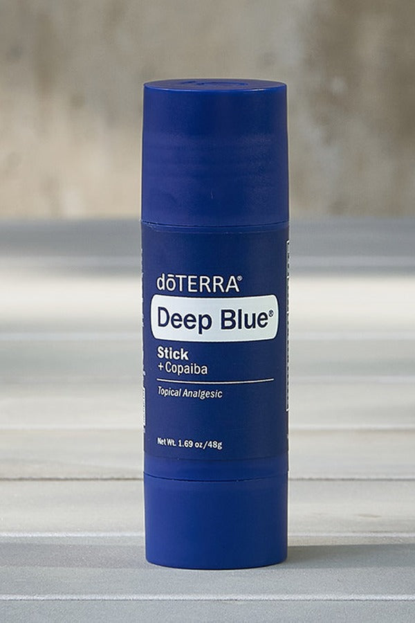 doTERRA Deep Blue Stick + Copaiba close-up