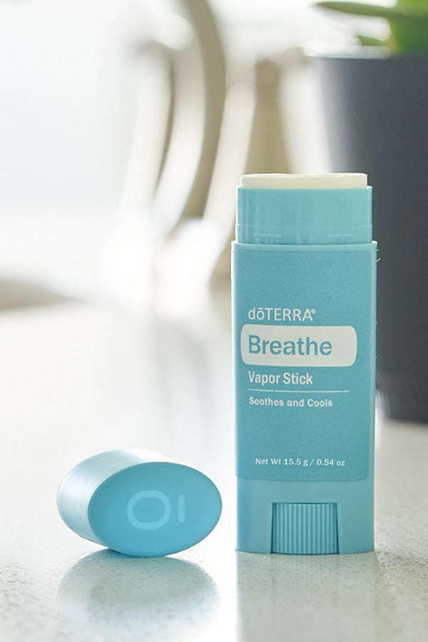 doTERRA Breathe Vapor Stick with cap off