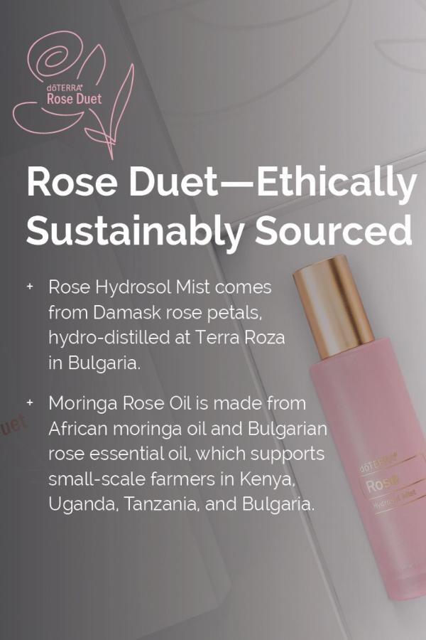 doTERRA Rose Hydrosol Mist and Moringa Rose Oil Duet doTERRA Rose Hydrosol Mist and Moringa Rose Oil Duet