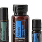 doTERRA Stress Bundle with Balance Touch, Adaptiv Calming Blend Capsules and Adaptiv Calming Blend on a white background