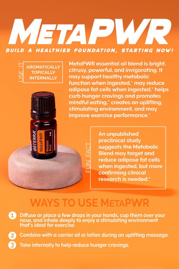 Metapower doTERRA MetaPWR Blend 5 mL | dōTERRA – Home Essential Oils