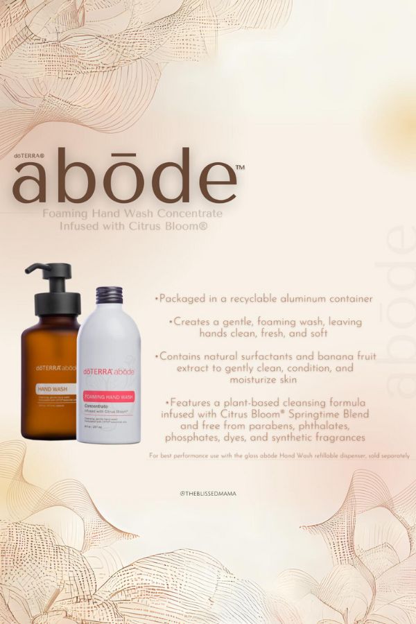 doTERRA Abōde Foam Hand Wash with Dispenser