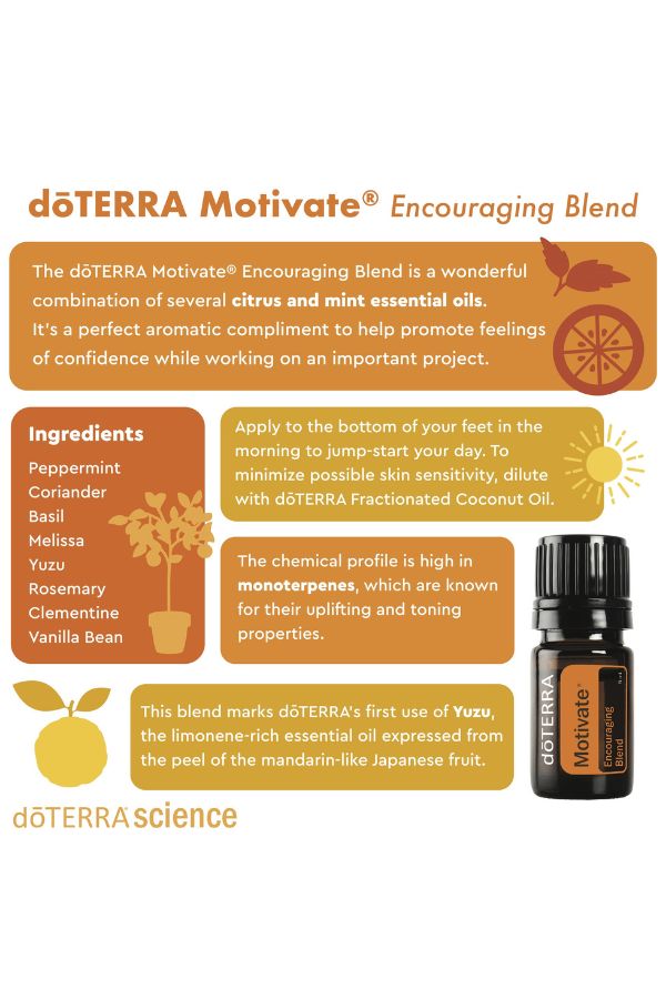 エッセンシャルオイル doTERRA Motivate oil doTERRA Motivate Encouraging Blend | doTERRA Essential Oils