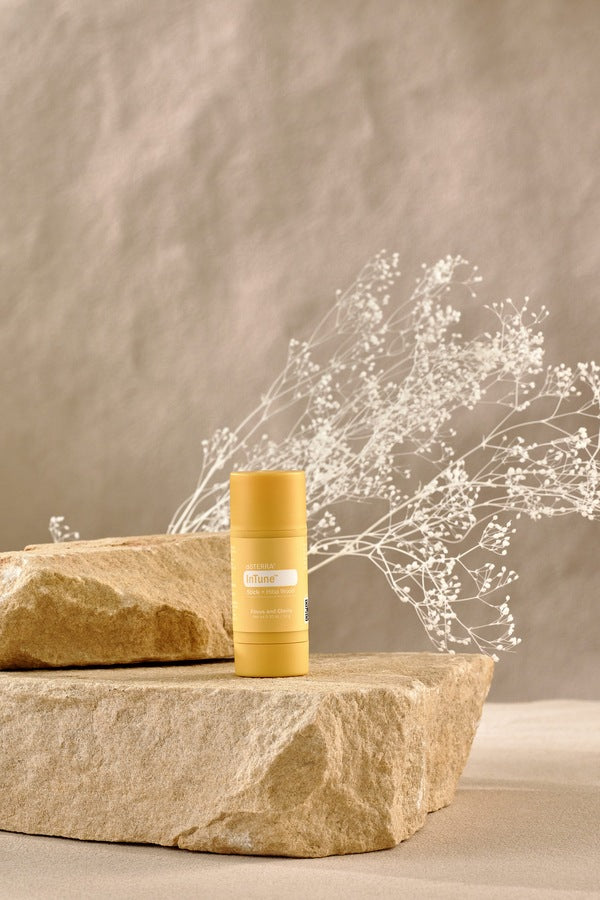 doTERRA InTune Stick + Hiba Wood