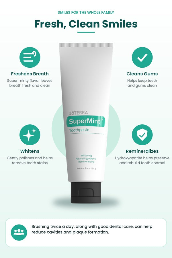 doTERRA SuperMint Natural Whitening Toothpaste