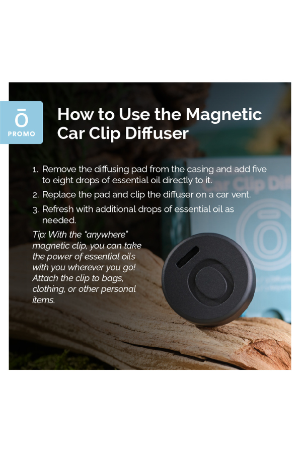doTERRA Magnetic Car Clip Diffuser and Woodland Trio