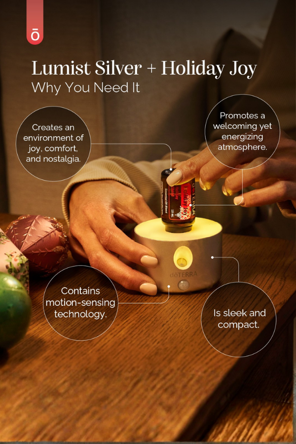 doTERRA Lumist Silver with Holiday Joy