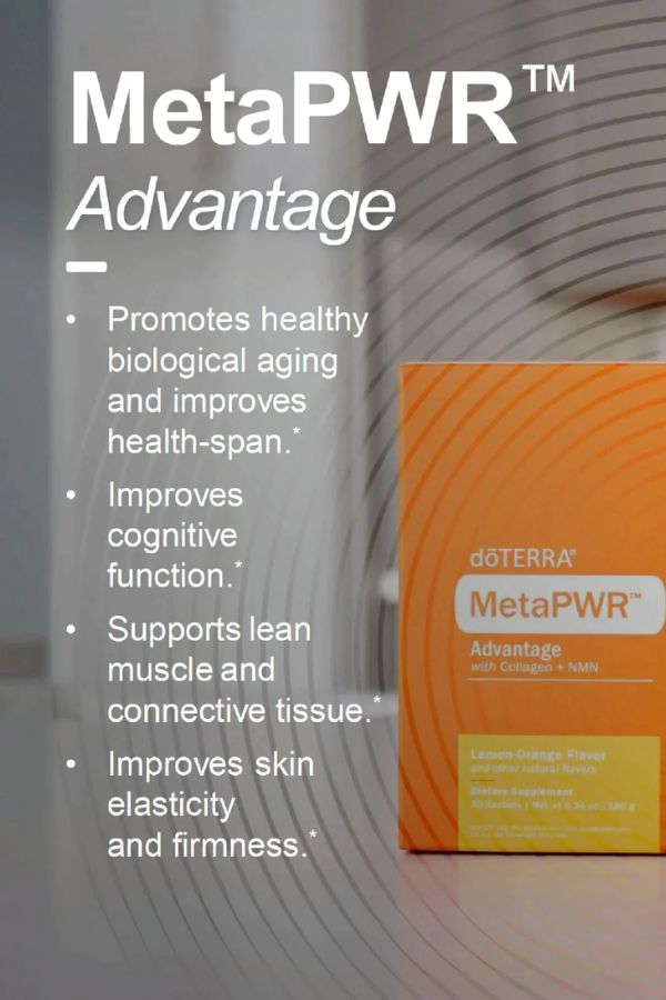 doTERRA MetaPWR Advantage with Collagen + NMN (Lemon-Orange)