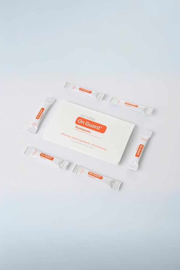dōTERRA On Guard Natural Whitening Toothpaste Samples – Home Essential Oils