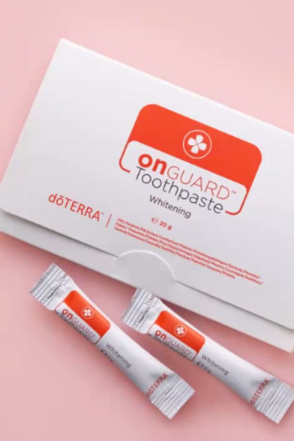 dōTERRA On Guard Natural Whitening Toothpaste Samples – Home Essential Oils