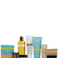 Collection of Aveda products on a white background