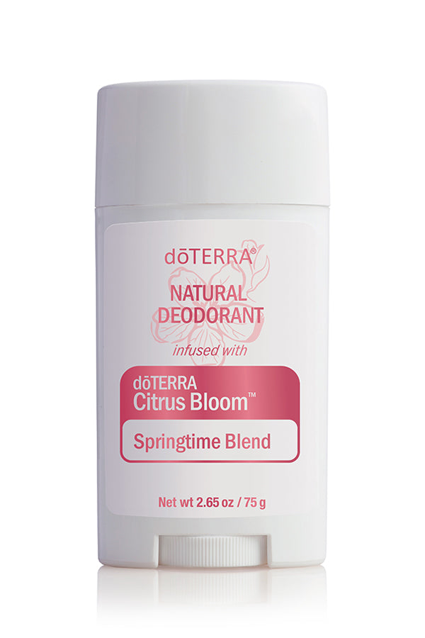 Natural Deodorant infused with dōTERRA Citrus Bloom Springtime Blend