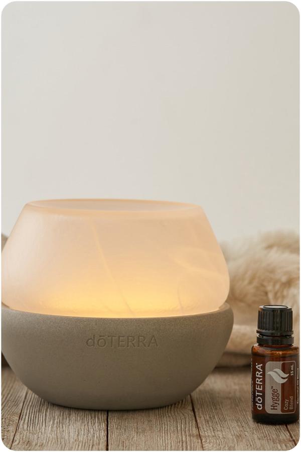 doTERRA Hygge Diffuser with Hygge Cozy Blend