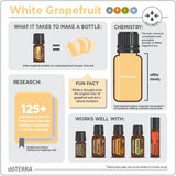 doTERRA White Grapefruit Essential Oil Infographic
